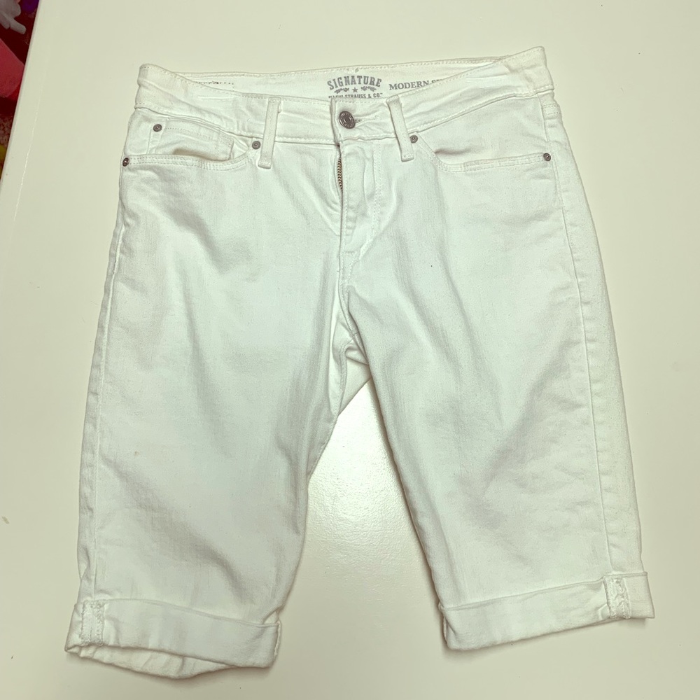 Levi’s denim Bermuda shorts